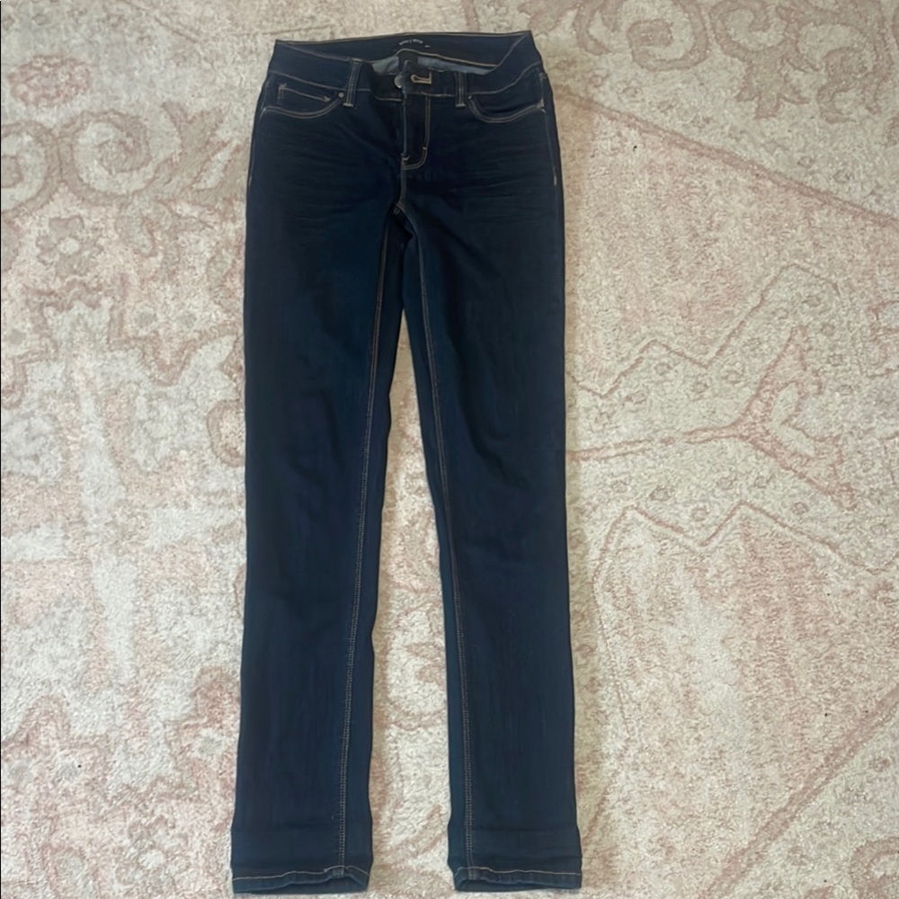 White House Black Market Dark Blue Skinny Jeans